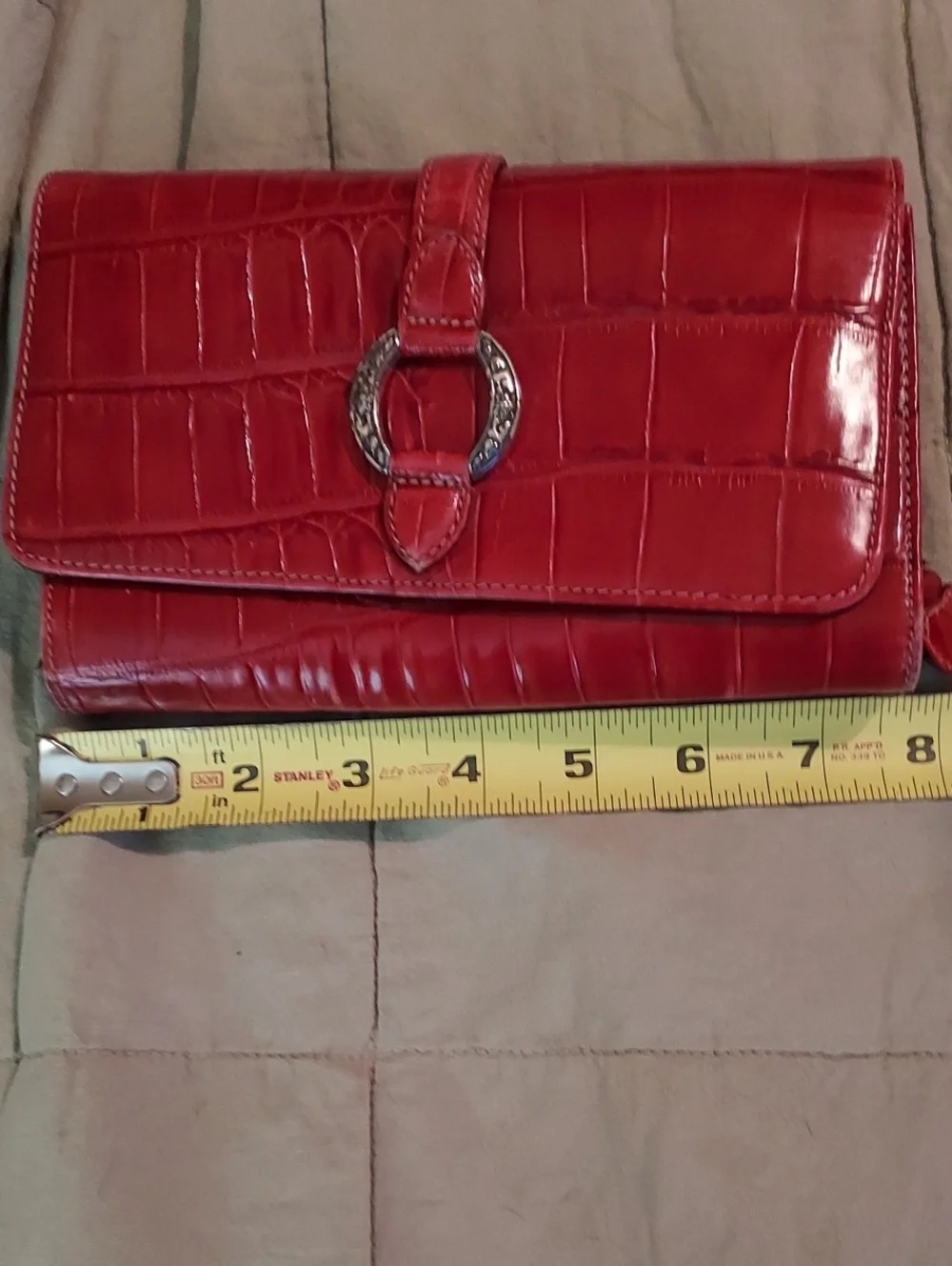 Brighton Red Patent Leather Wallet
